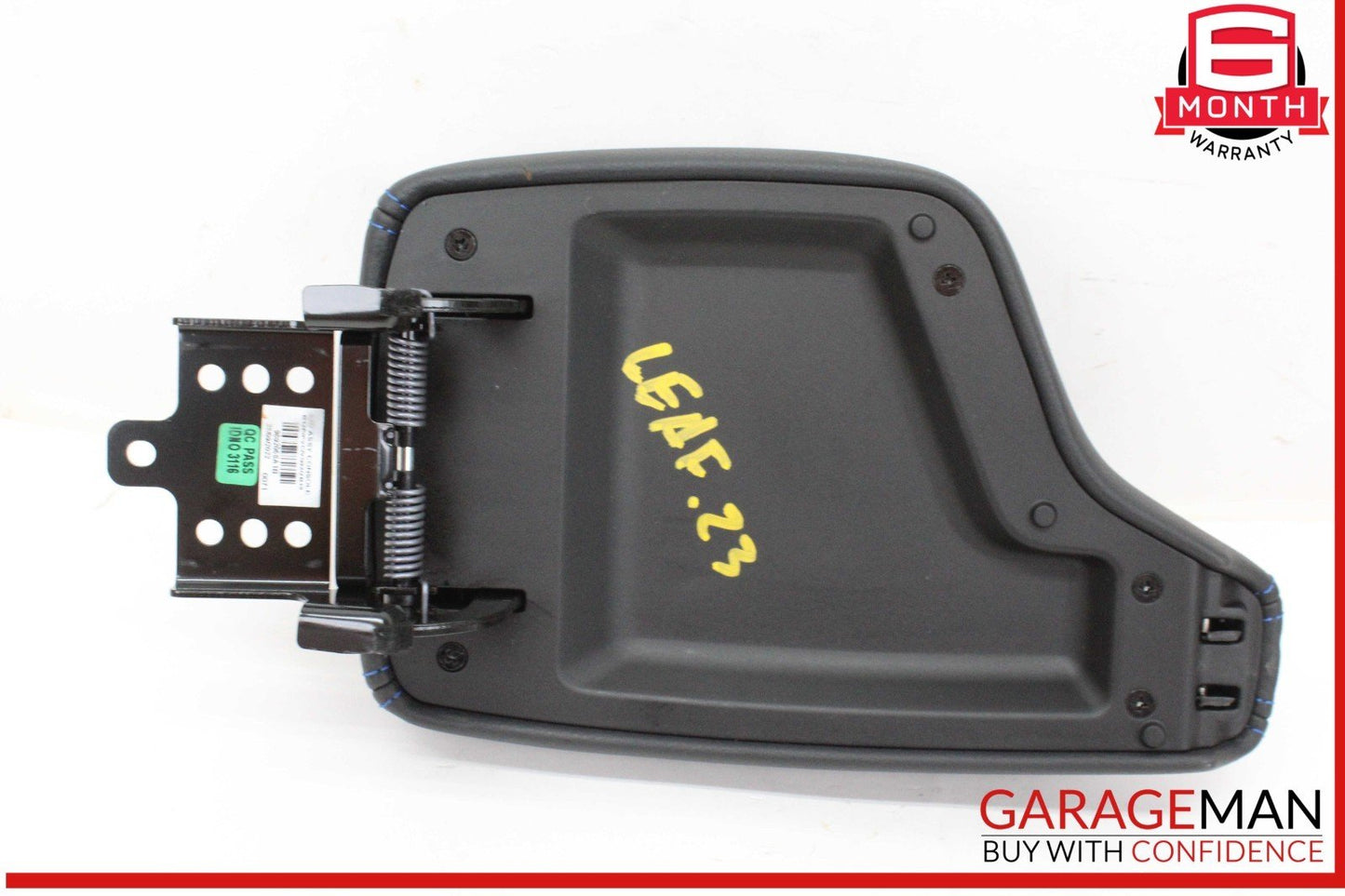 18-24 Nissan Leaf Front Center Console Armrest Arm Rest Lid Cover 969205SA1B OEM