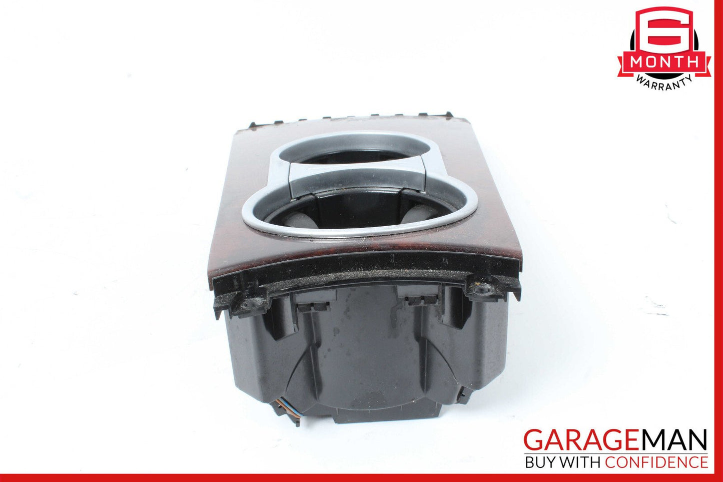 06-12 Mercedes W164 ML350 GL450 Center Console Cup Holder Compartment Wood OEM