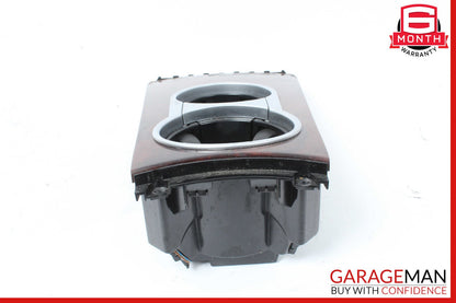 06-12 Mercedes W164 ML350 GL450 Center Console Cup Holder Compartment Wood OEM