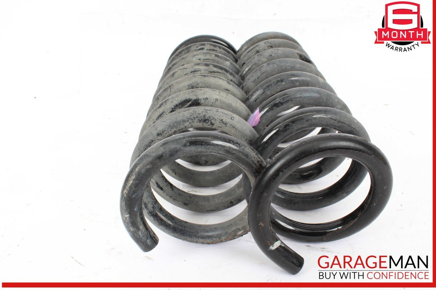 08-14 Mercedes W204 C300 Rear Right and Left Suspension Coil Spring Set OEM