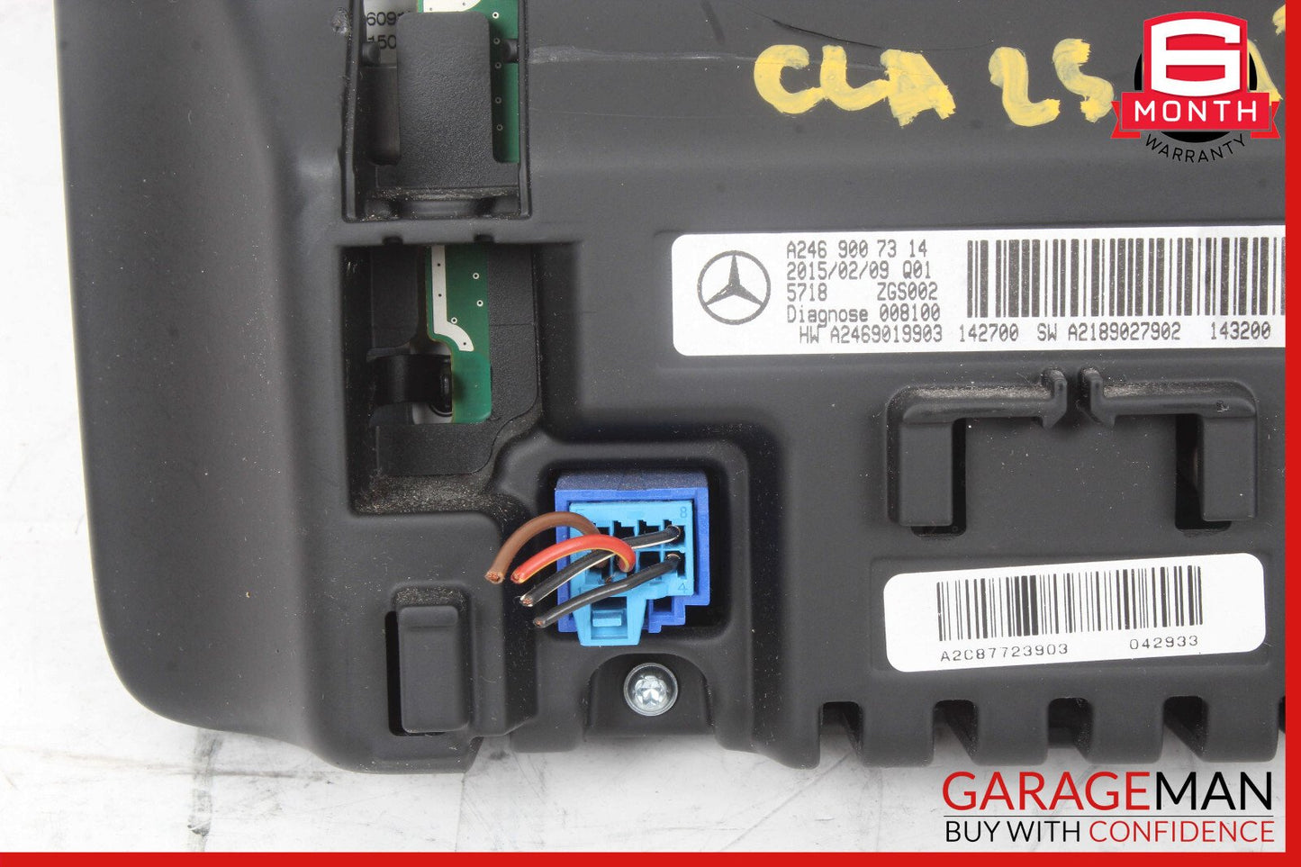 15-20 Mercedes W117 CLA250 Dash Navigation Display Screen Monitor Unit OEM
