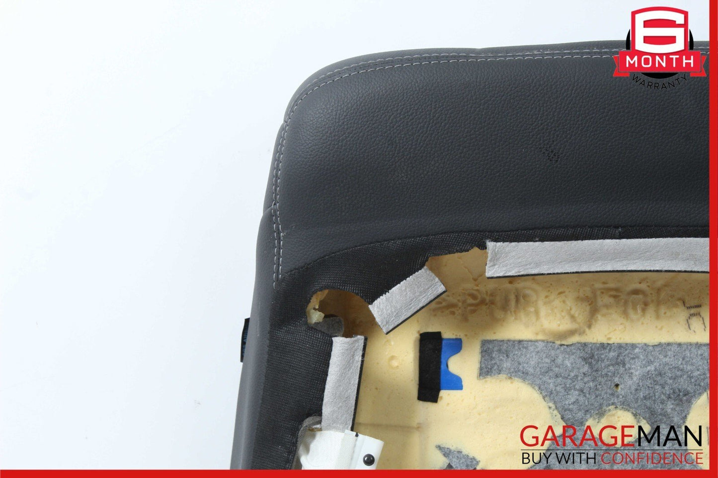07-12 Mercedes X164 GL450 Front Left Side Top Upper Seat Cushion Cover Black OEM
