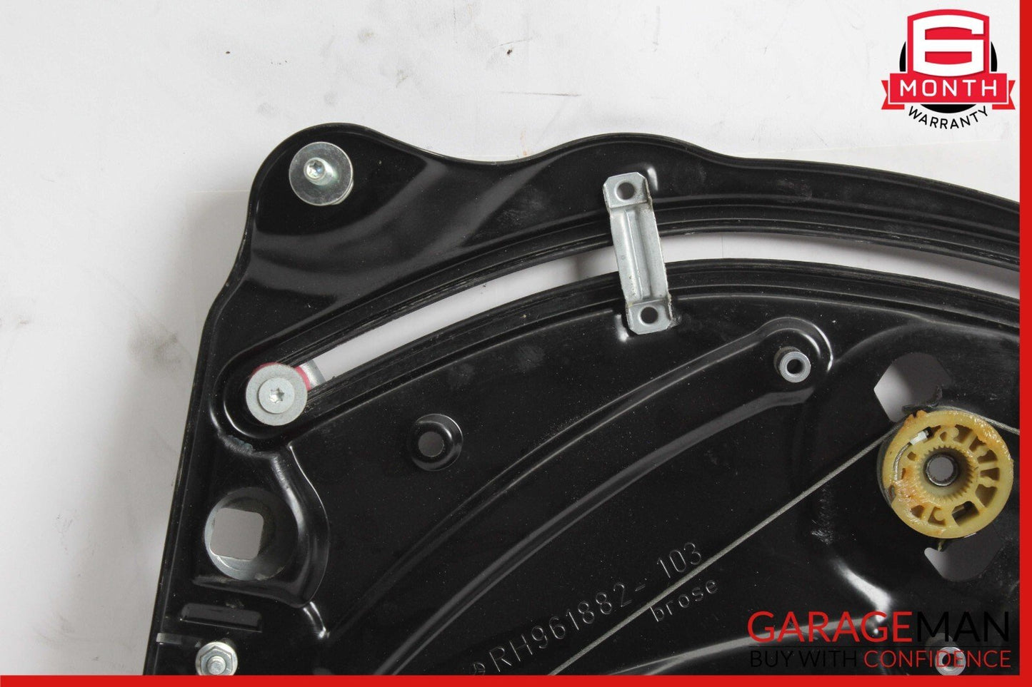 10-17 Mercedes W207 E350 Coupe Rear Right Door Window Regulator Frame w/o Motor