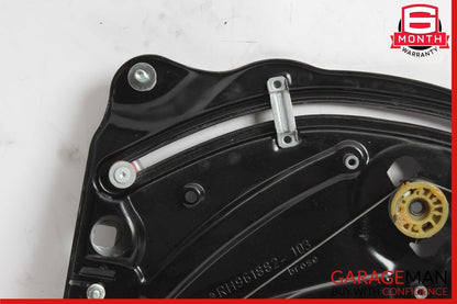 10-17 Mercedes W207 E350 Coupe Rear Right Door Window Regulator Frame w/o Motor