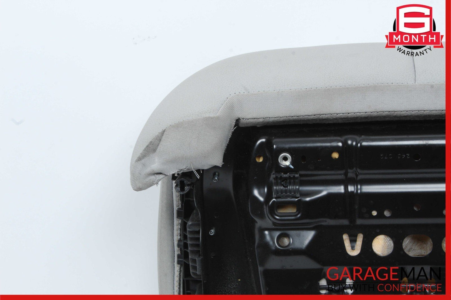 06-10 Mercedes W251 R350 R500 Front Right Side Lower Bottom Seat Cushion Grey