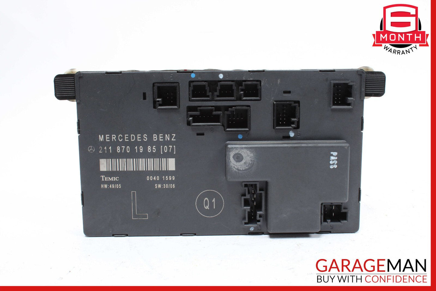 03-09 Mercedes W211 E63 E550 Front Left Driver Side Door Control Module OEM