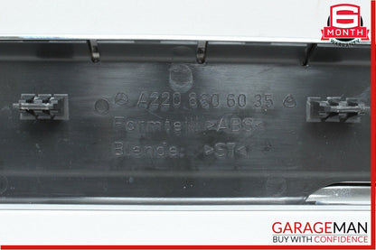 00-06 Mercedes W220 S500 S600 S55 AMG Door Step Sill Sills Set of 4 OEM
