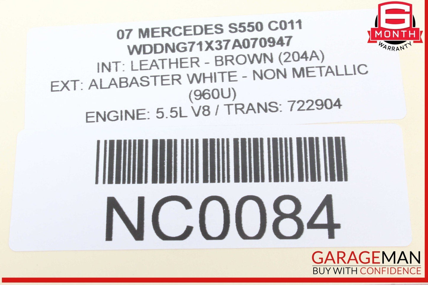07-14 Mercedes W221 S550 CL550 Trunk Handle Keyless Go Switch 2218209510 OEM