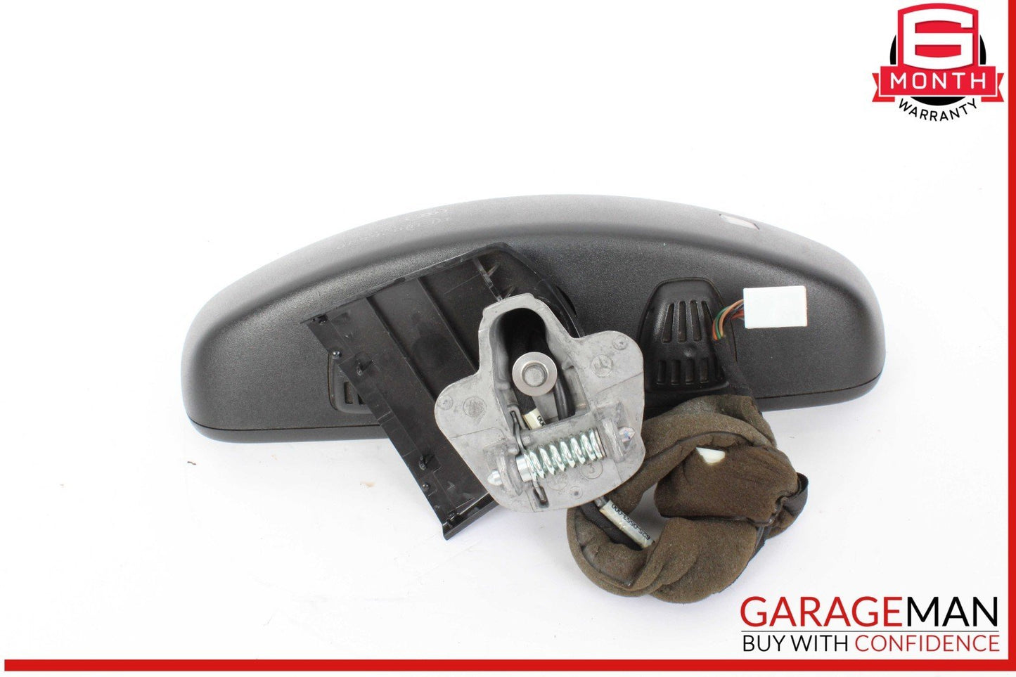 08-14 Mercedes W204 C250 C300 C63 AMG Top Upper Rear View Mirror Black OEM