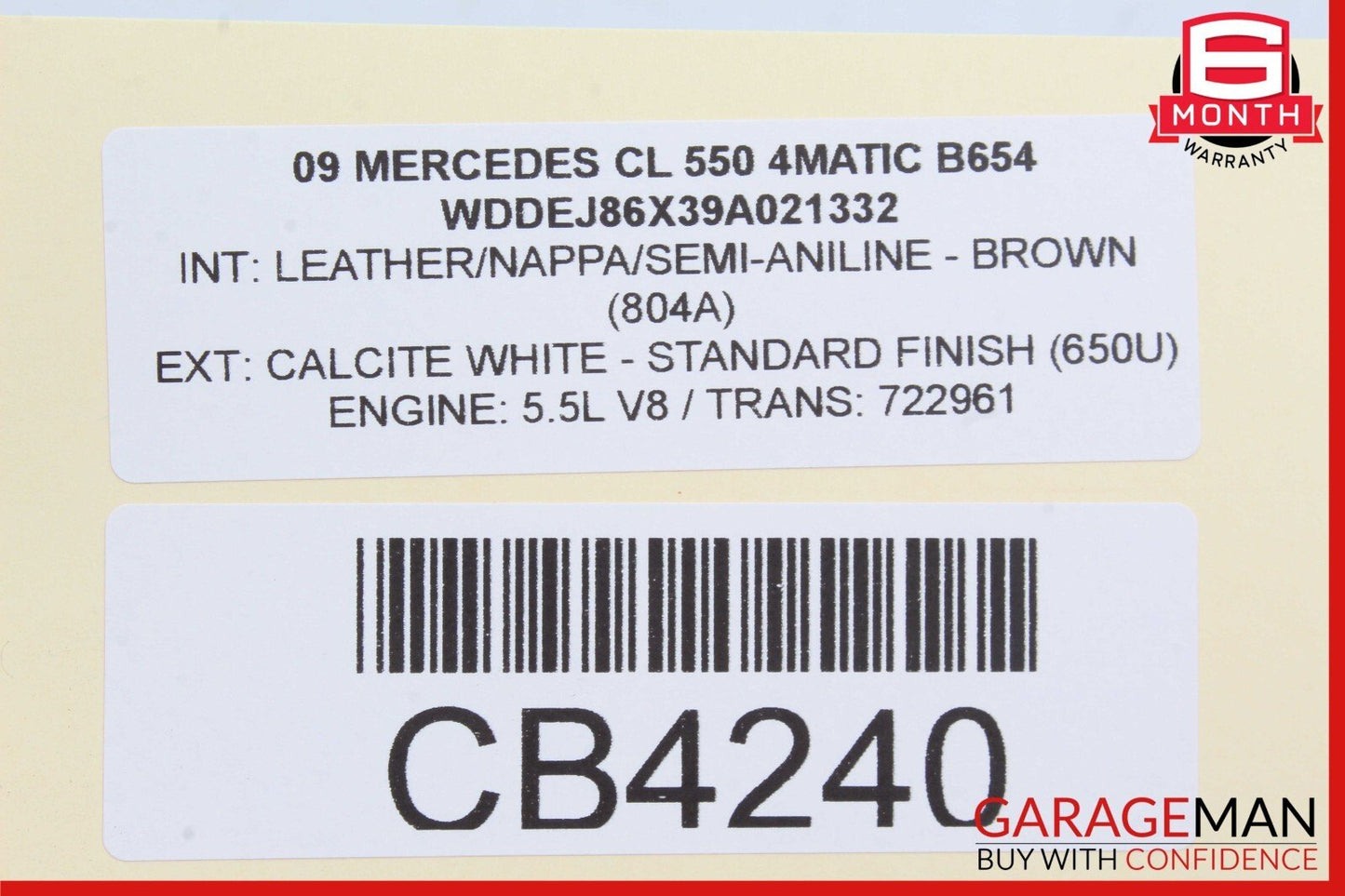 07-14 Mercedes W216 CL550 SLK350 Sirius Satellite Radio Module Receiver OEM