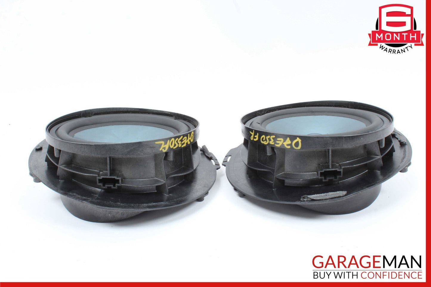07-09 Mercedes W211 E350 E63 AMG Front Door Audio Sound Speakers Set of 2 Pc OEM