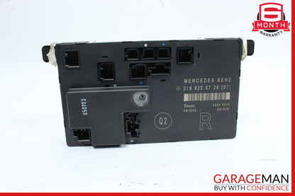 06-11 Mercedes W219 CLS500 CLS550 Front Right Side Door Control Module OEM