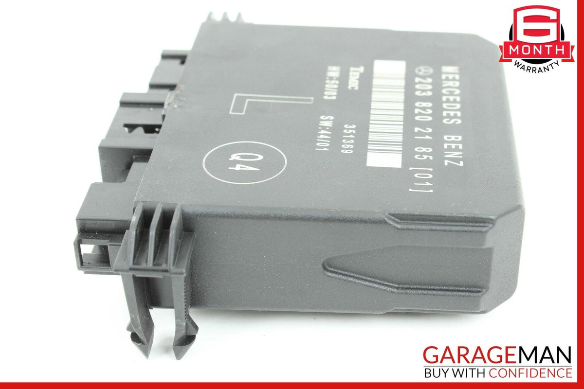 01-07 Mercedes W203 C230 C350 Rear Left Side Door Control Module 2038201585 A13