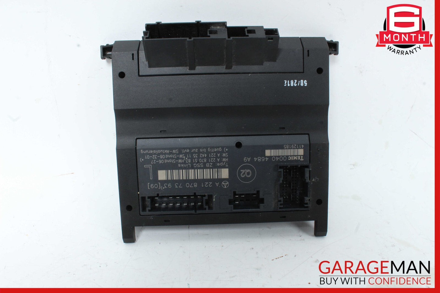 07-13 Mercedes W221 S550 S63 Front Left Driver Side Under Seat Control Unit OEM