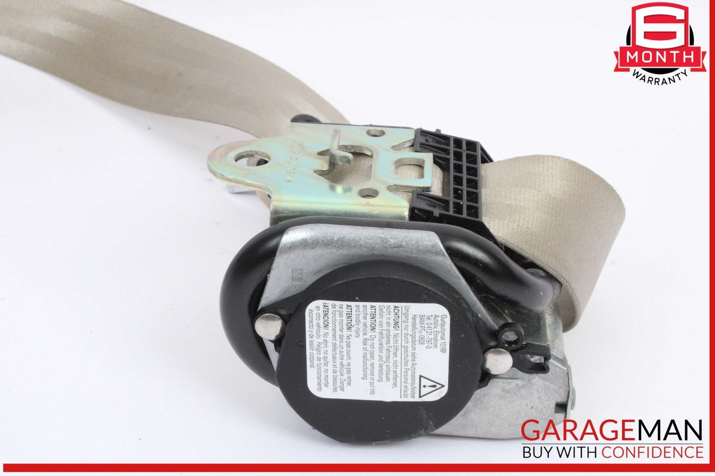 07-15 Audi Q7 Rear Right Passenger Side 2nd Second Row Seat Belt Retractor OEM