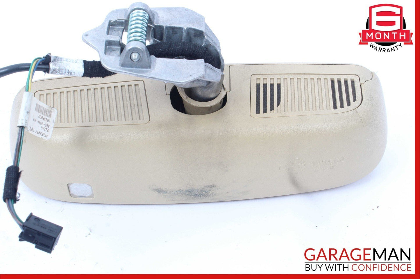 07-09 Mercedes W211 E550 E63 AMG Interior Top Upper Rear View Mirror Brown