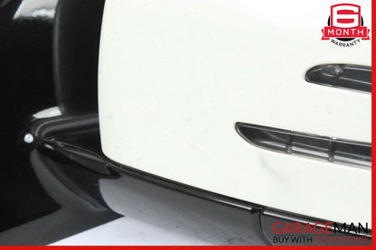 11-13 Mercedes W251 R350 Front Left Side Mirror Door Rear View White OEM