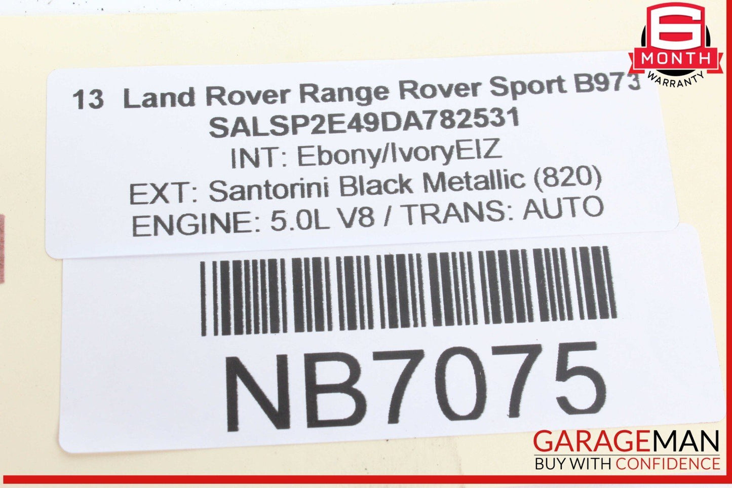 06-13 Land Rover Range Rover Sport Rear Right or Left Lower Control Toe Link Rod