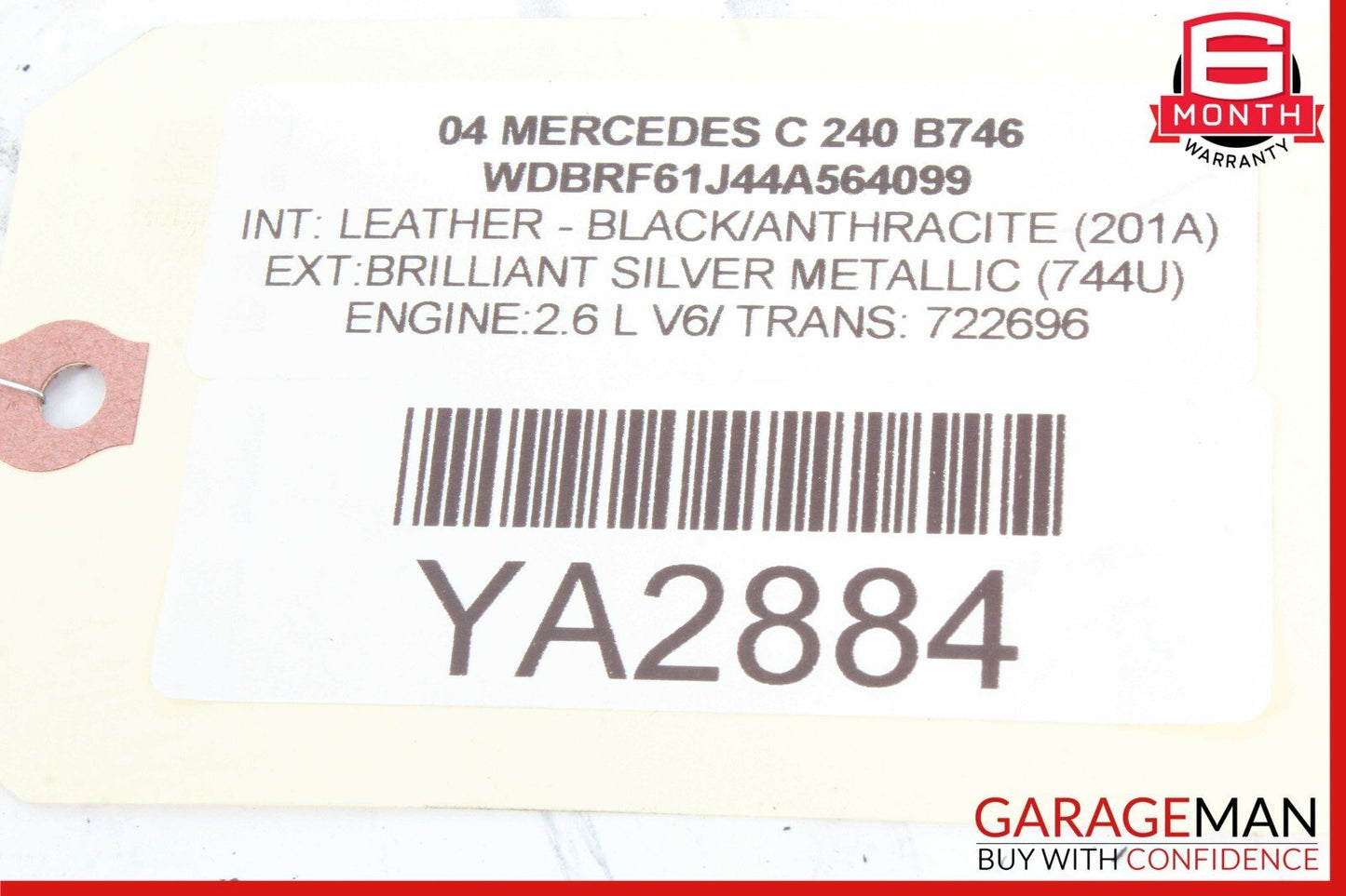 01-09 Mercedes W209 CLK350 SLK300 Rear Right / Left Lower Thrust Control Arm