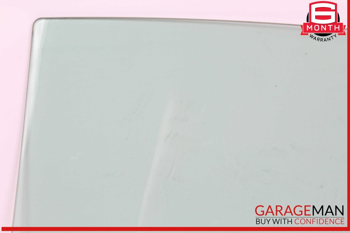 17-20 BMW 530E Rear Left Driver Side Door Window Glass OEM