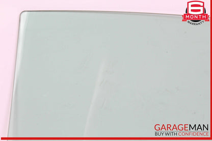 17-20 BMW 530E Rear Left Driver Side Door Window Glass OEM