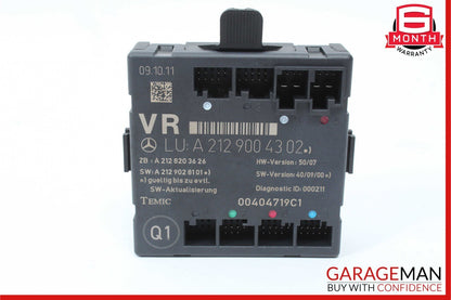 08-14 Mercedes W204 C63 E550 C300 E400 Front Right Side Door Control Module OEM