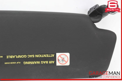 14-17 Audi SQ5 Front Left Driver Side Sun Visor Sunvisor Black 8K0857551 OEM
