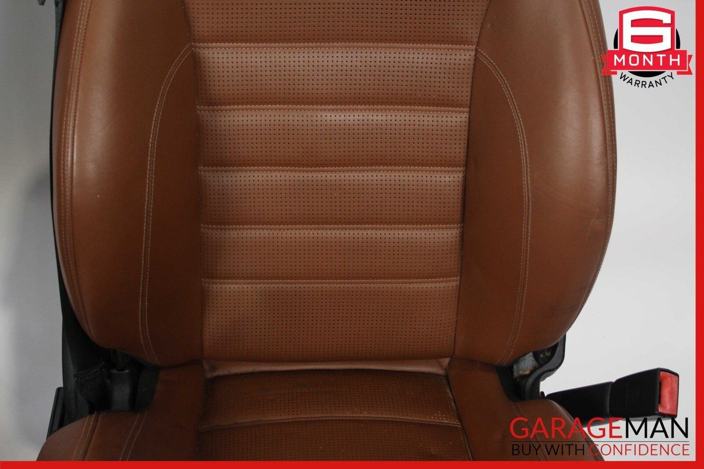08-14 Mercedes W216 CL63 AMG Complete Front Seat Seats Cushion Assembly Brown