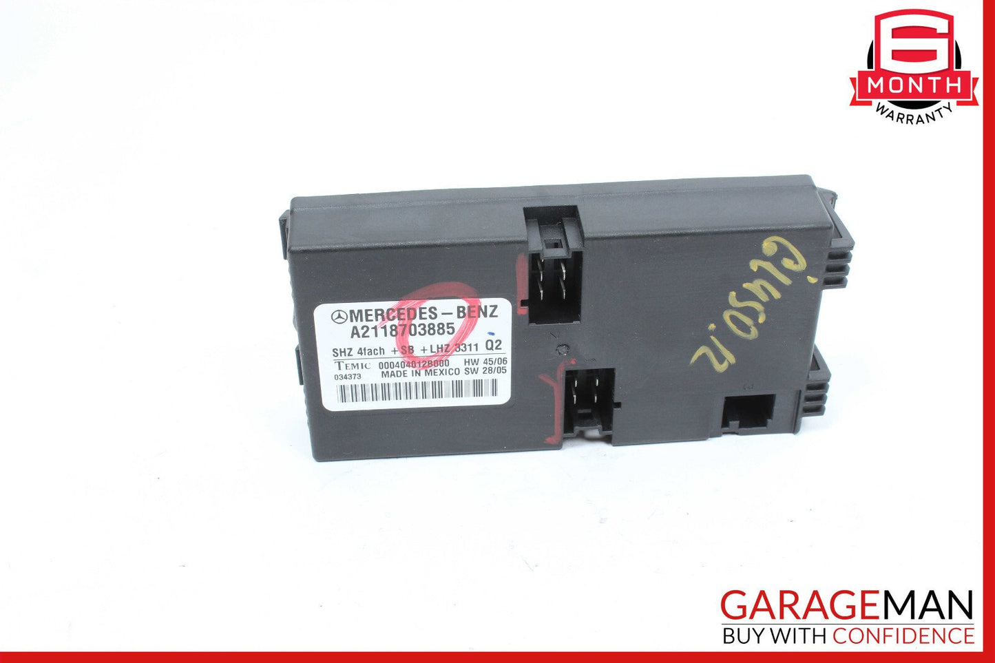 06-13 Mercedes X164 GL450 E320 Heated Seat Control Module 2118703885 OEM