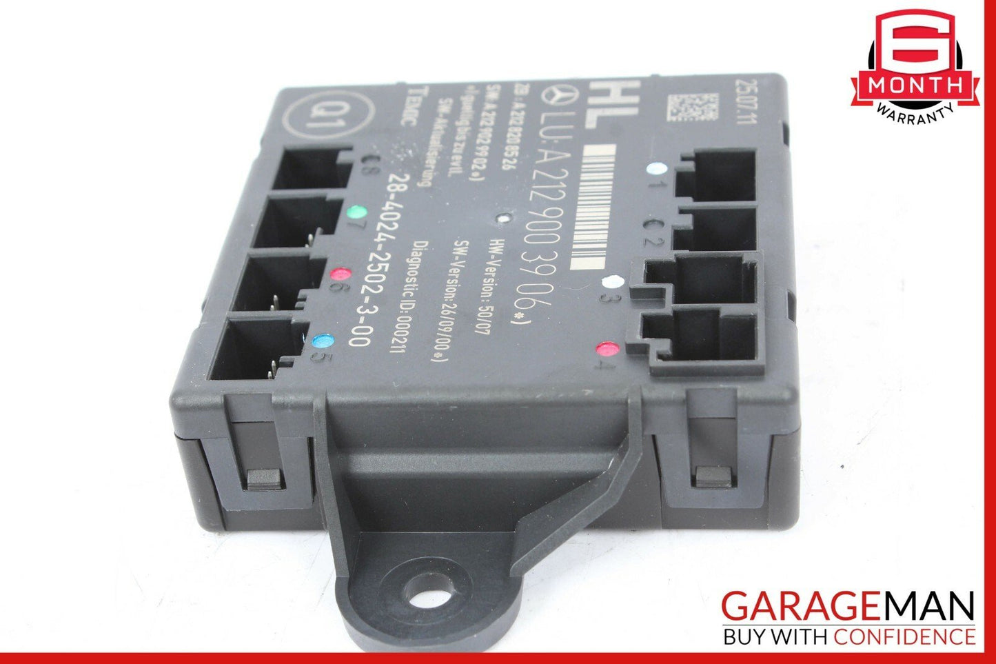 08-14 Mercedes W204 C250 C300 C350 Rear Left Side Door Control Module Unit