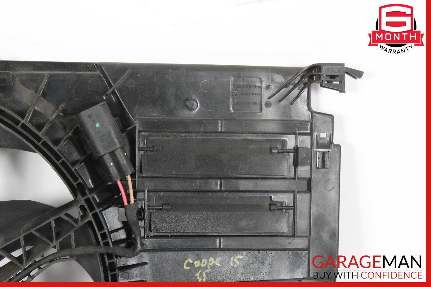 14-16 Mini Cooper 1.6L Engine Radiator Cooling Fan Motor Assembly OEM