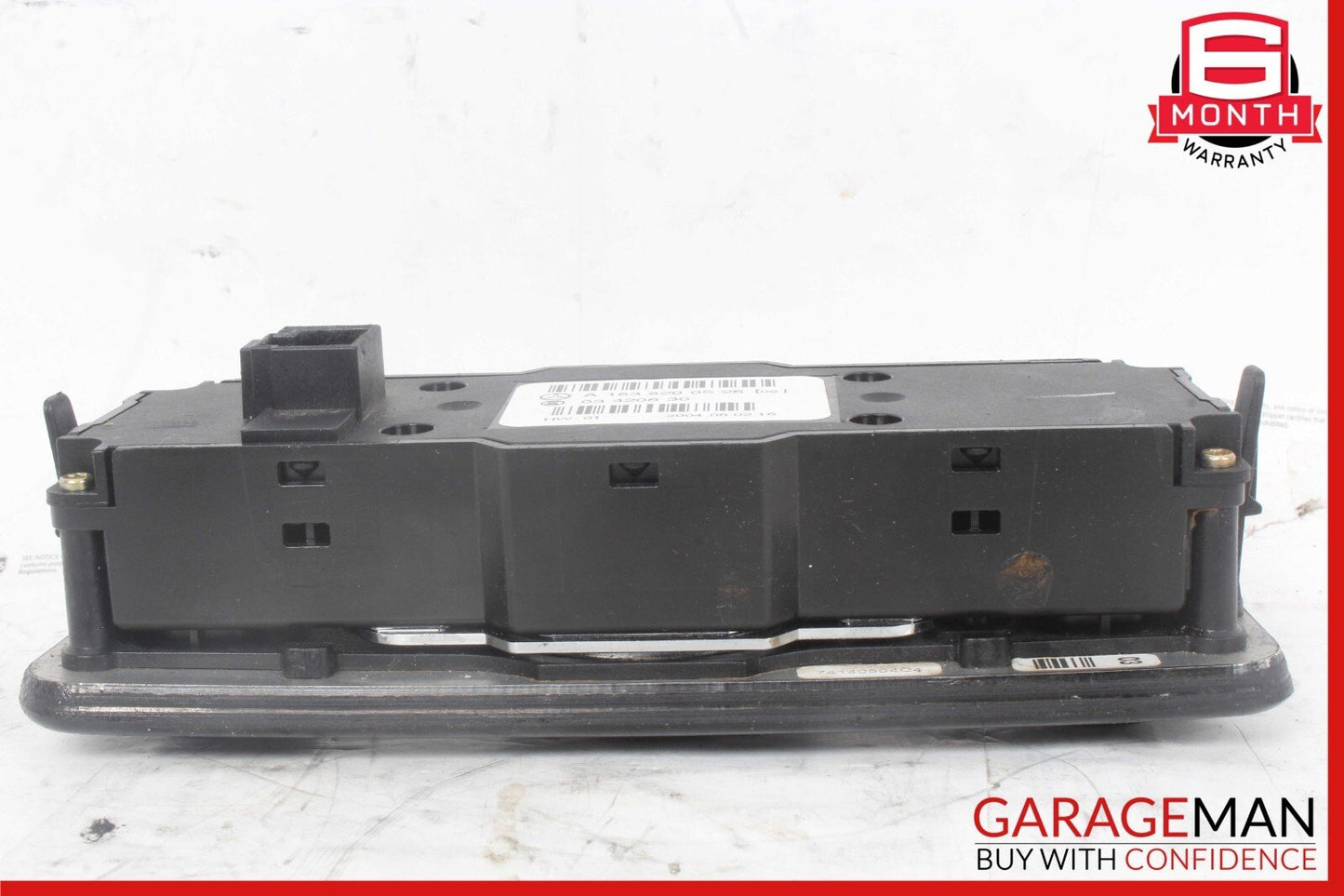 98-05 Mercedes W163 ML350 Rear Climate Control Power Window Switch Module Wood