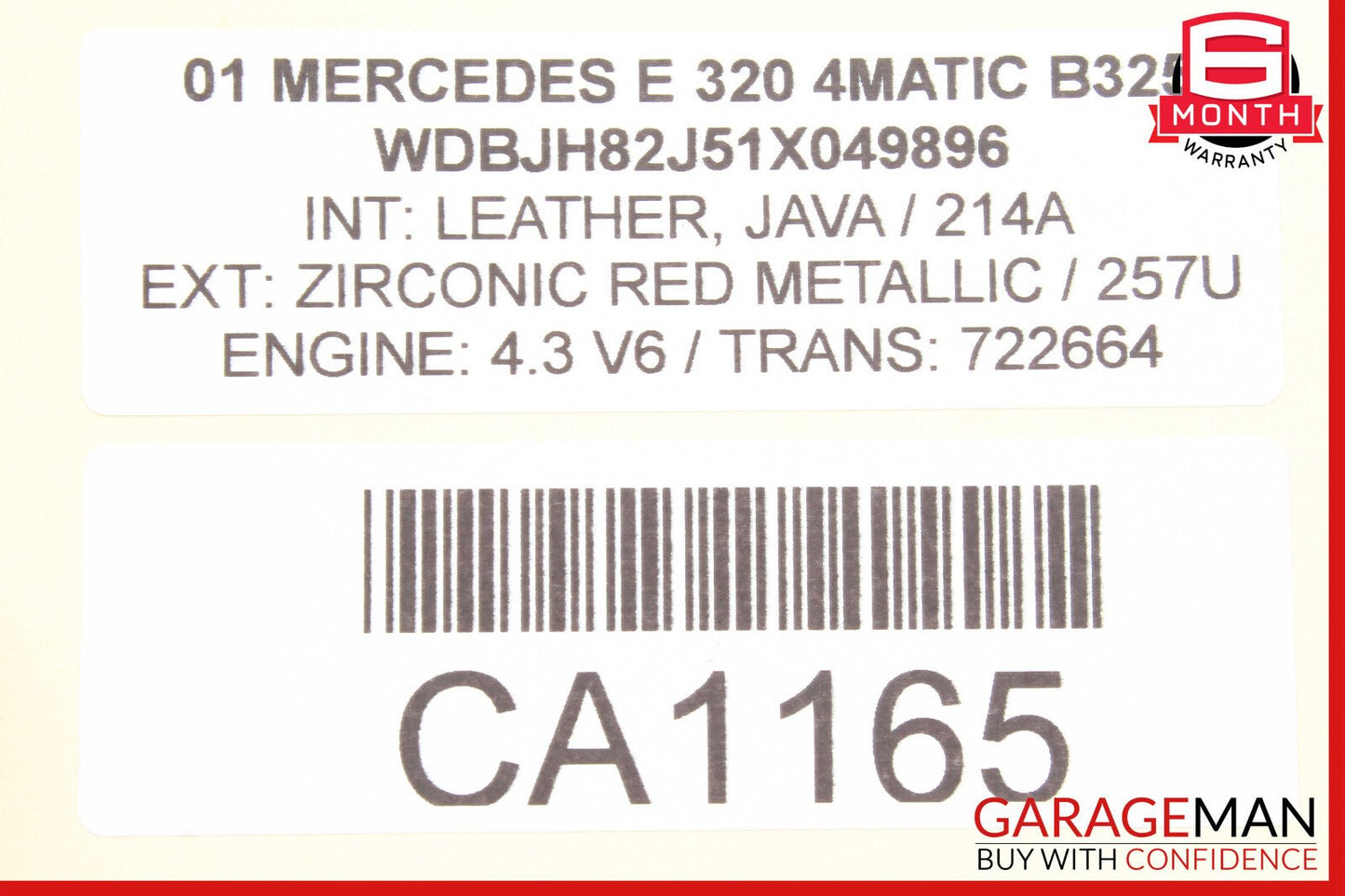 03-13 Mercedes X164 GL450 Front Left Side Seat Control Module Unit OEM