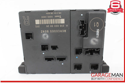 03-12 Mercedes R230 SL550 SL55 SL600 Front Right Side Door Control Module OEM