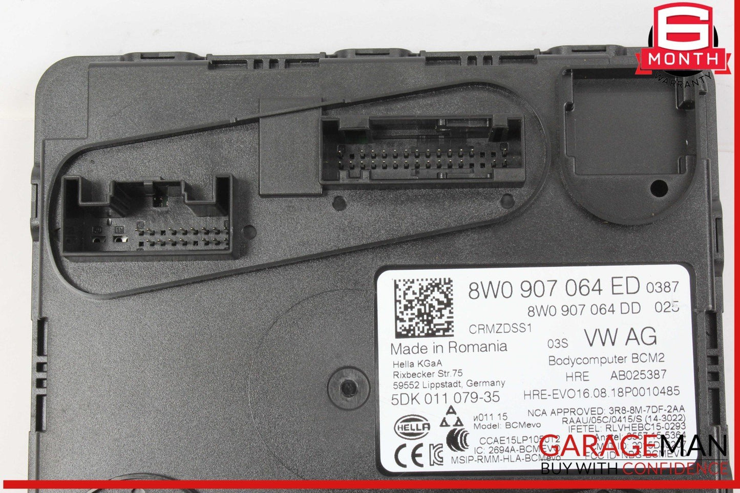 17-19 Audi Q7 BCM Body Computer Control Module Unit 8W0907064ED OEM