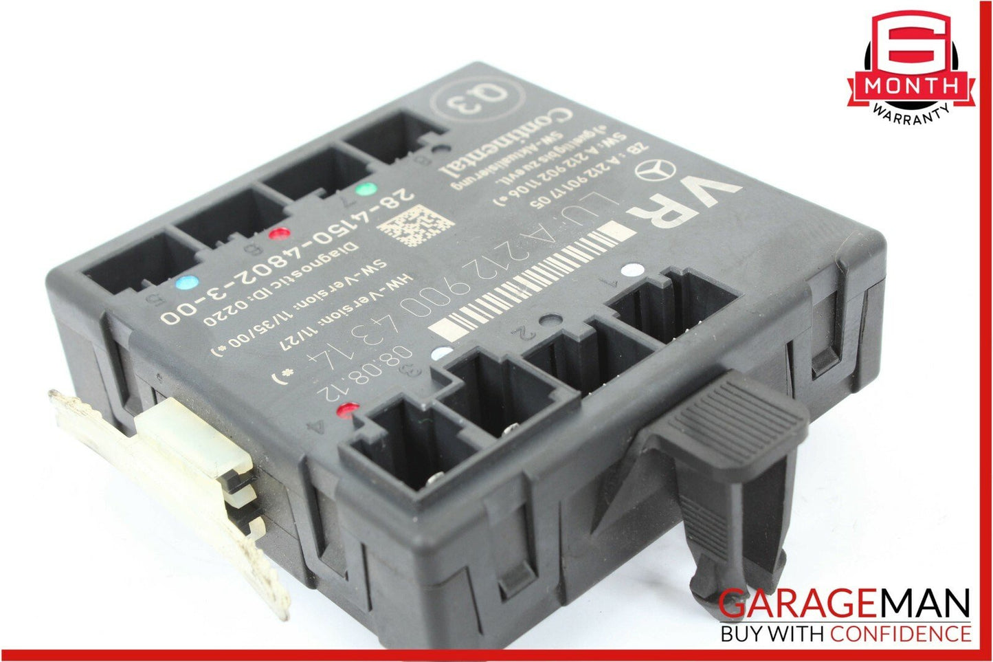 08-14 Mercedes W204 C300 C350 Front Right Side Door Control Module Unit
