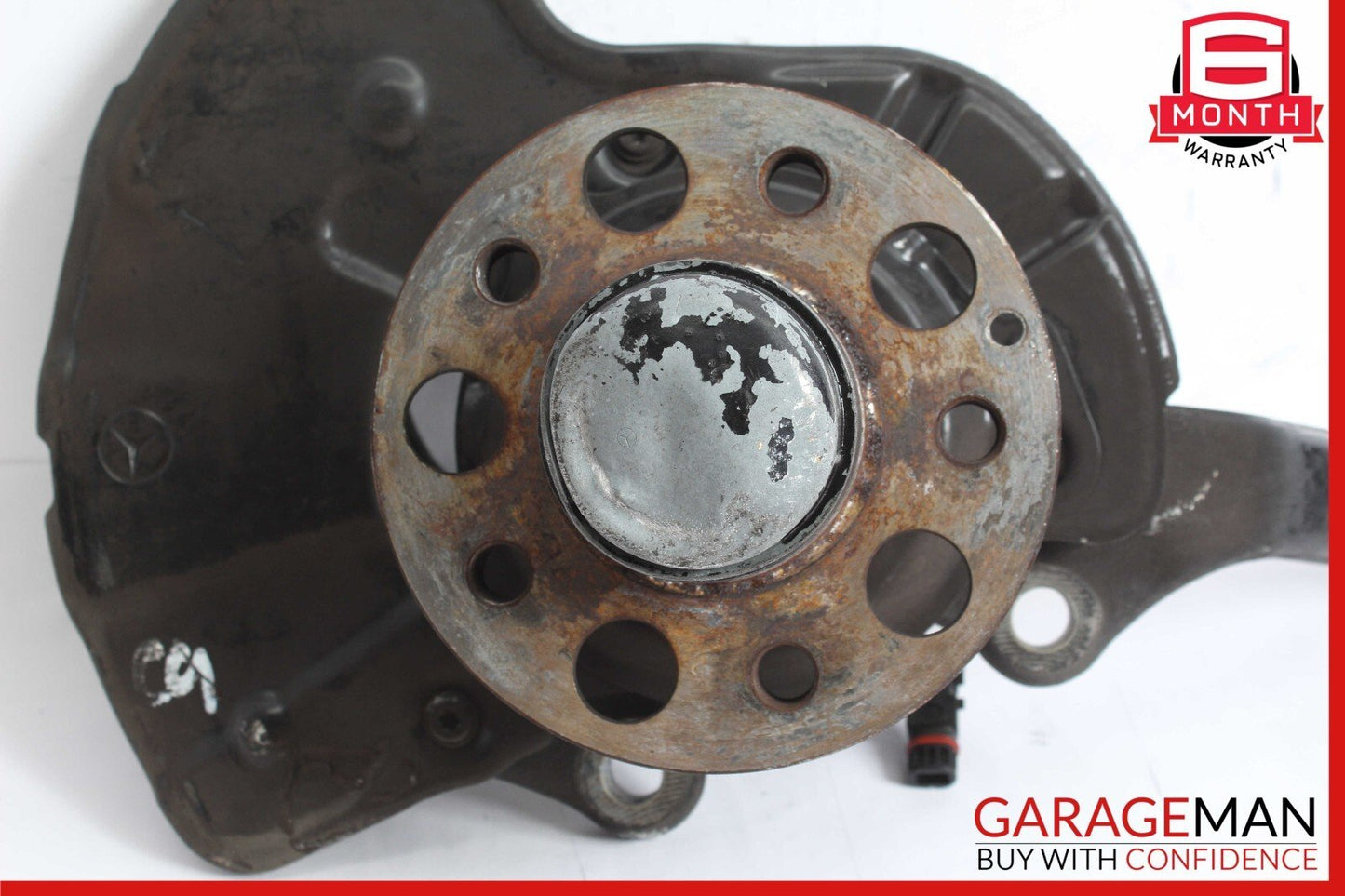 07-14 Mercedes W221 S550 S400 Front Left Wheel Carrier Spindle Knuckle Hub OEM