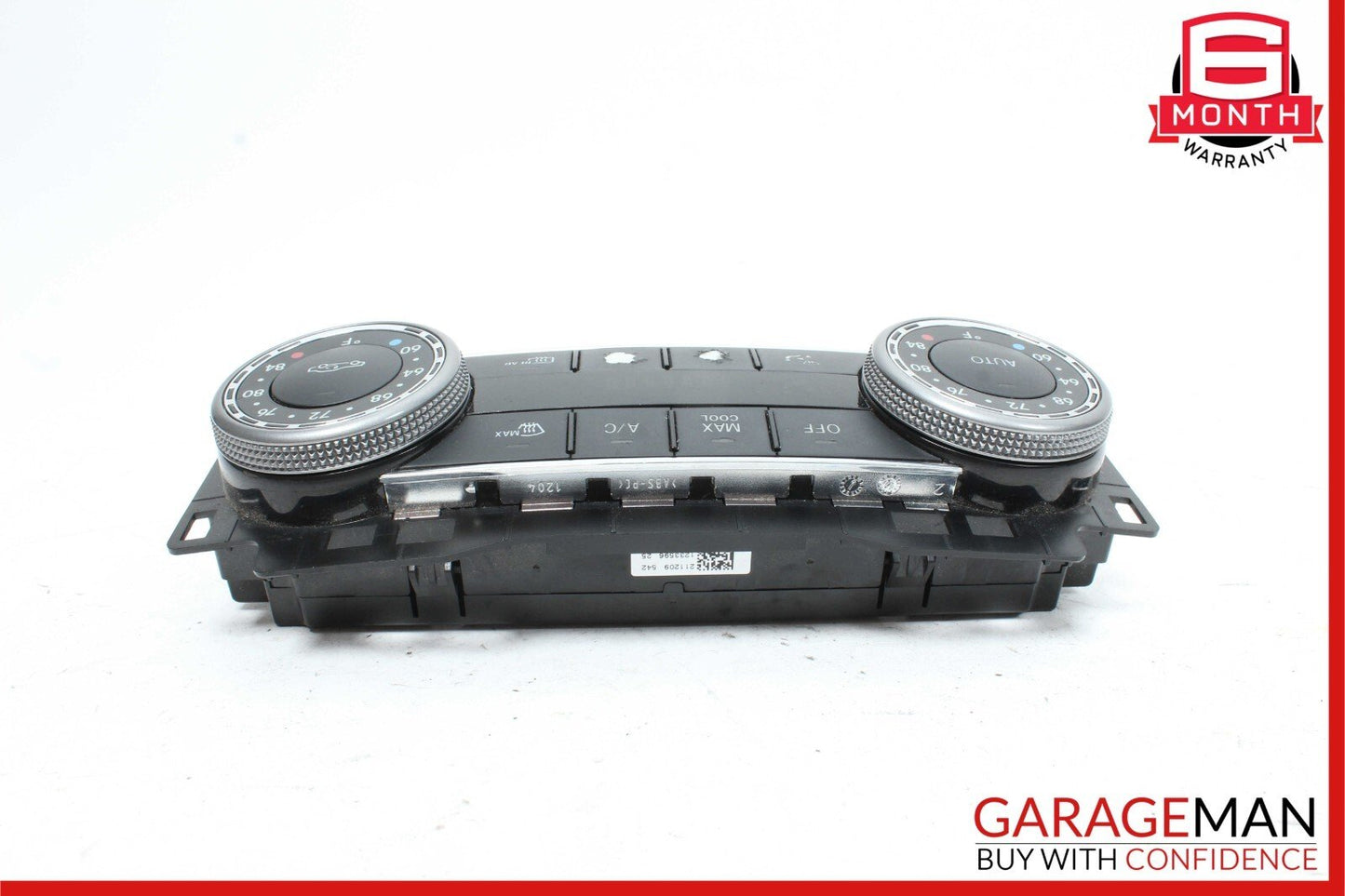 08-11 Mercedes W204 C300 C350 A/C Heater Climate Temperature Switch Controller