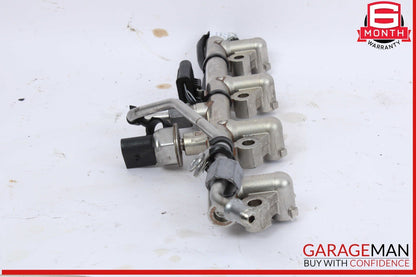12-15 Mercedes W204 C250 CGI 1.8L M271 Fuel Injector Rail Line Assembly OEM