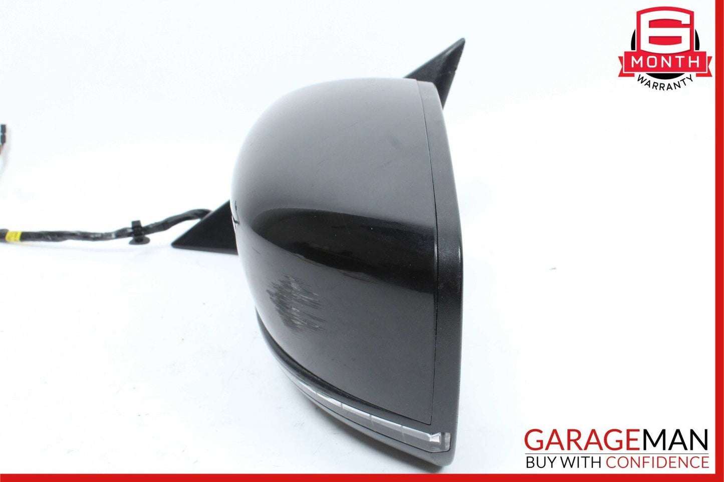 14-17 Maserati Ghibli Front Left Driver Side Mirror Door Rear View Black OEM
