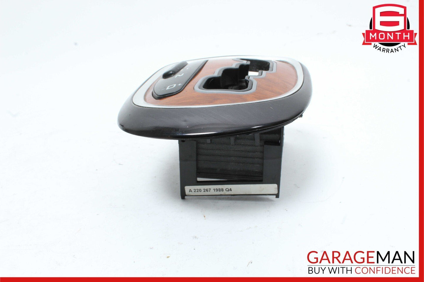 00-06 Mercedes W220 S430 S500 S55 AMG Gear Shifter Bezel Trim Indicator Wood OEM