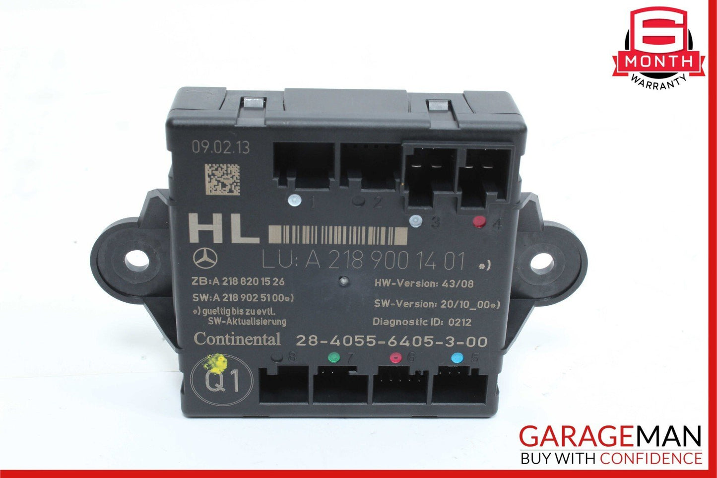 08-18 Mercedes W204 C300 4Matic Rear Left Side Door Control Module OEM