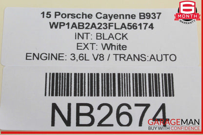 11-18 Porsche Cayenne 958 Top Roof Radio Antenna GPS OEM