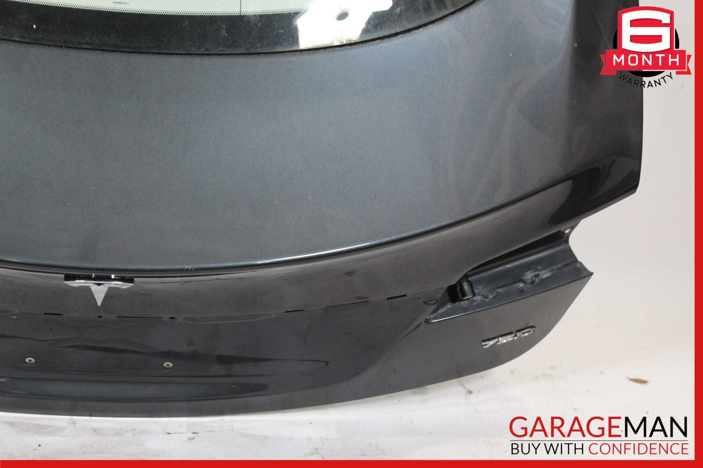 12-20 Tesla Model S Rear Liftgate Tailgate Hatch Trunk Lid Shell Glass Gray OEM