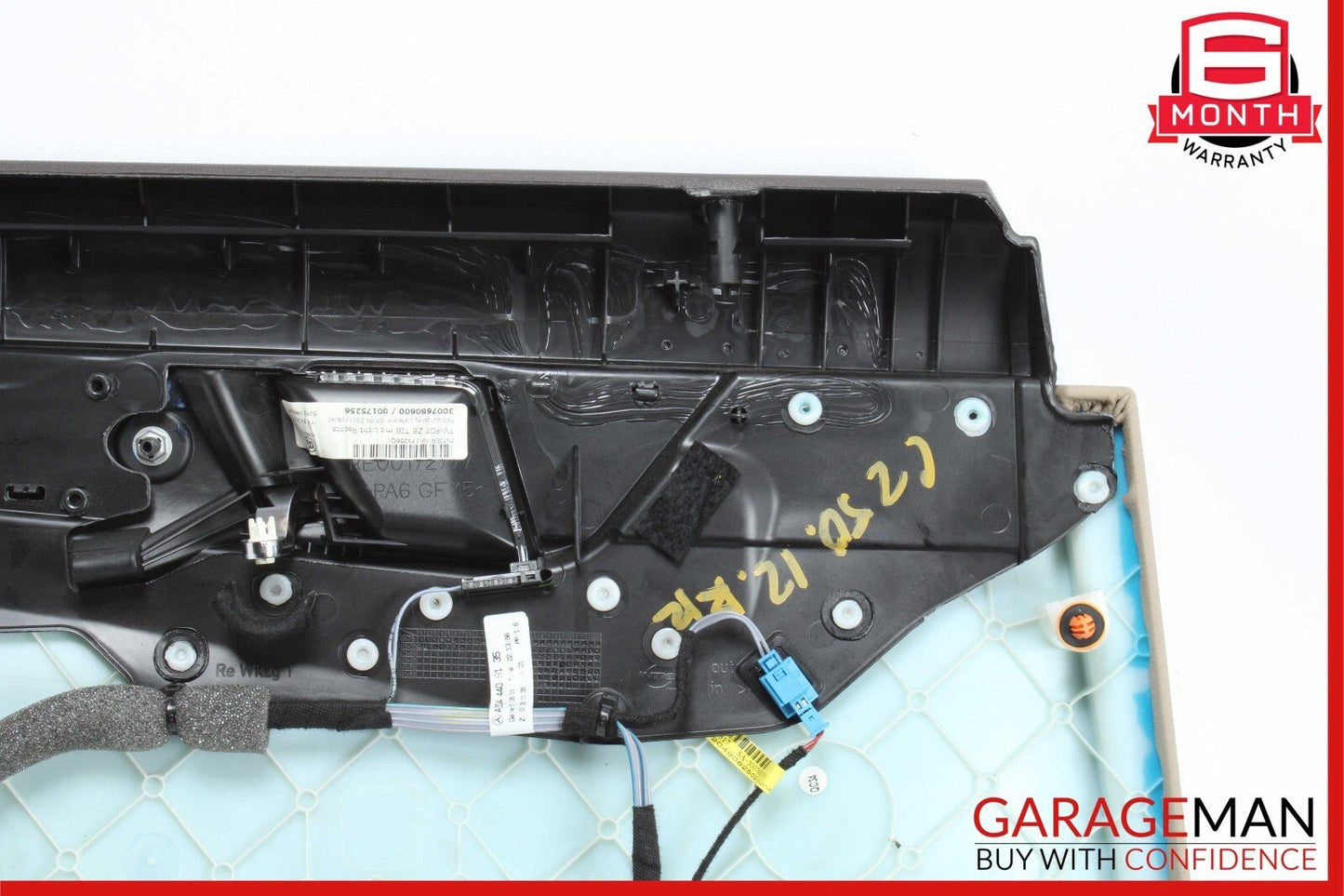 08-14 Mercedes W204 C250 C300 Sedan Rear Right Side Interior Door Trim Panel OEM