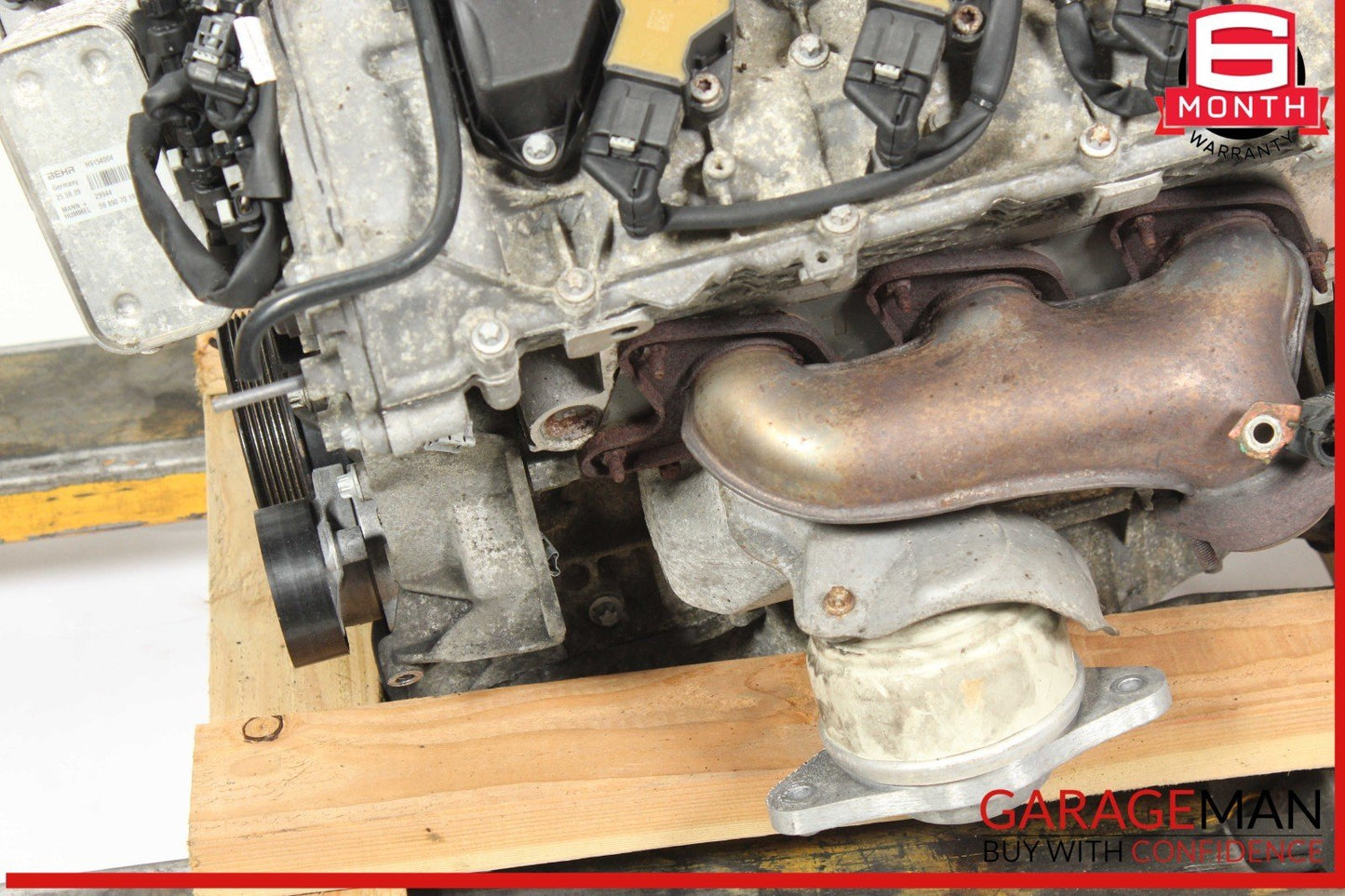 10-11 Mercedes W212 E350 4Matic AWD 3.5L V6 Engine Motor Block Assembly 111k