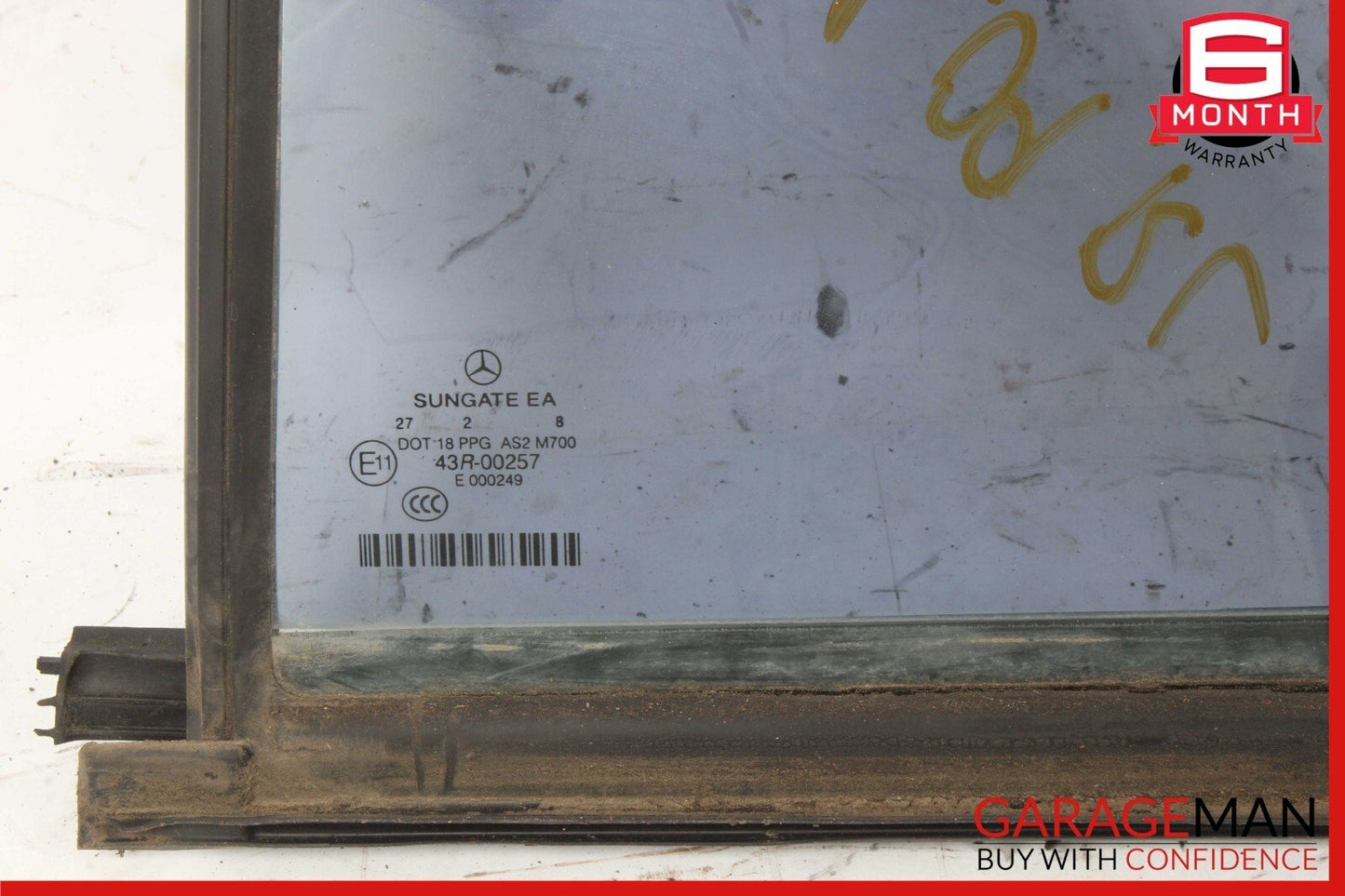 07-13 Mercedes W221 S63 AMG S450 Rear Left Side Door Quarter Window Auto Glass