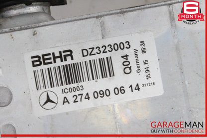 15-20 Mercedes W205 C300 GLC300 2.0L Engine Mounted Intercooler 2740900614 OEM