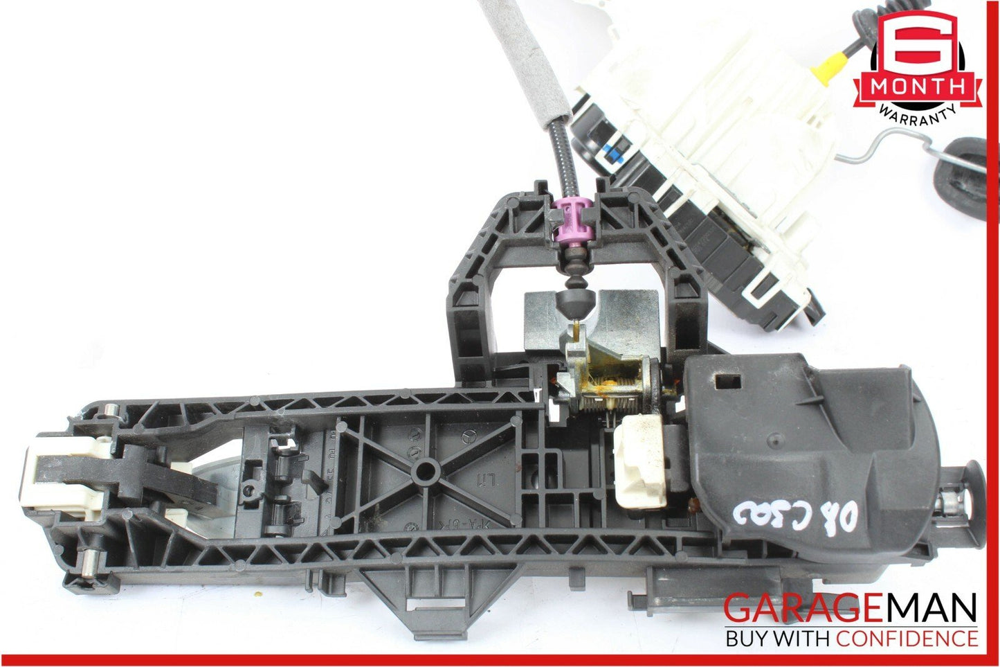 08-11 Mercedes W204 C300 Front Left Exterior Door Handle w/ Door Actuator White