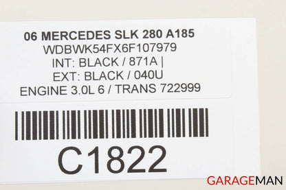 05-11 Mercedes R171 SLK280 Heating Heated Seat Control Module Unit Q4 OEM